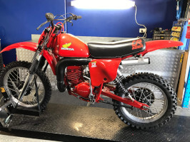 Honda CR250 in for some tuning