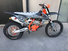 KTM 350SXF race preparation