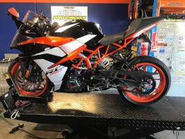 KTM 390 scheduled service