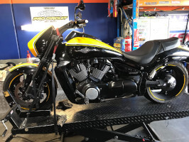 Suzuki Boulevard in for a service